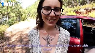 Fixed his car and got a rough anal sex