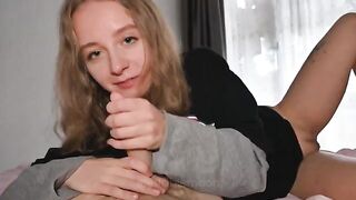 Let's talk about love? - a cute 18-year-old babe shares her passion in a steamy, homemade video