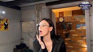 Spying for a hot stepmom in the shower, I finished in her