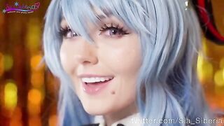 Christmas joy with sweet Sia Siberia in a festive roleplay
