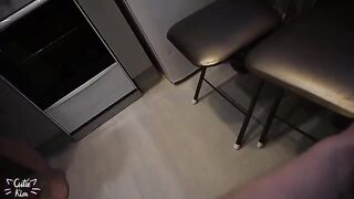 Schoolgirl got a big dick in her mouth and cum on her face