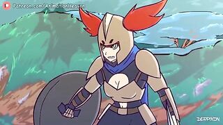 Cartoon Gangbang with Monsters, Furry, DP, Anal, Big Tits Hentai