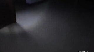 A girl in glasses prophesies that her hole will always be demanded