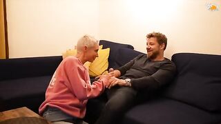 A hot Polish couple get wild in their rental apartment