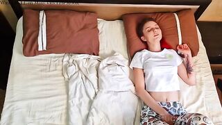 The wife allowed her husband to go to work without cum, a rare glimpse into a taboo encounter