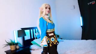 Zelda waits no more for Link, she needs cock in her wet pussy