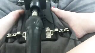 A machine brings me to a powerful orgasm, just like in the videos!