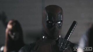 Deadpool, Yelena, and Taskmaster fuck Black Widow hard