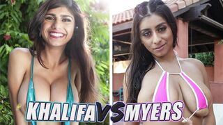 Which of these two busty babes will win the battle?
