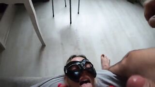 Insatiable slut gets her asshole gapped hard