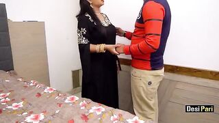 Desi Pari was fucked by her step-cousin step-brother with dirty Hindi talk