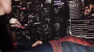 Black Cat Cosplay Gets Spiderman's Load with Skill and Artistry