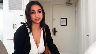 A hot mix-up in the hotel room with a coworker/friend