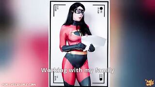 Violet Parr fucks with an oilman at porn casting