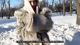 Fucked a bitch in doggy style while walking the dog