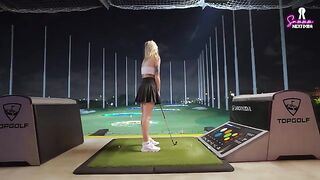 A golf date turns into a passionate night with a blonde babe