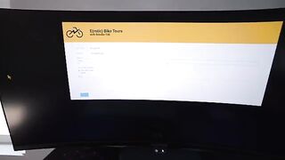 Petite cyclist takes a big tourist's cock in the forest in POV style