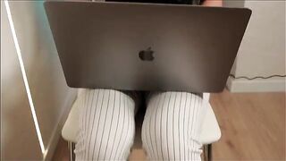 A hot woman is fucking with her stepson, embodying the ultimate secretary fantasy