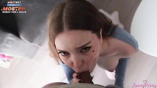 My stepmom fucked me on a soft sofa at home