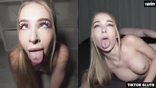 A girl messaged us on TikTok - Extremely tight teen craves rough sex