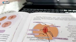 A stepmom explained to her stepson the secrets of female anatomy