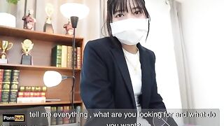 The gardener fucked the Asian teacher Mya Mya in class
