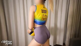 A hot volleyball match with a sweet and spicy twist, featuring Mysterious Kathy!