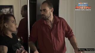 Hot Russian teacher fucks students in a steamy orgy scene
