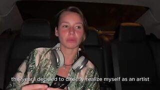 A talented Russian artist makes her porn debut, showcasing her incredible skills