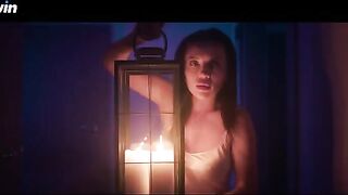 MILF fucks a Domov in a role play on Halloween night