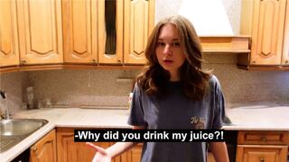 An angry roommate turned into a cute girl after sex, unbelievable!