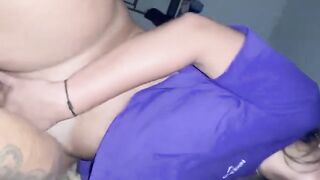 Gifted Bahian guy lifts and slams hot blonde in steamy action