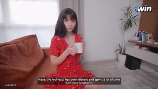 The girl fucks with the best friend of her cheating boyfriend