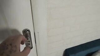 Two redheads fucked hard by a grandfather in a steamy, close-up scene