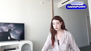 Pervert guy fucked his step sister with big tits in POV
