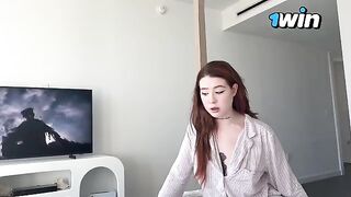 Pervert guy fucked his step sister with big tits in POV