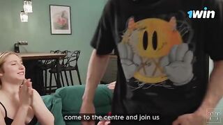 Hot teen friends presented me with a birthday threesome