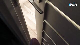 I was spying on my stepsister, she saw me and gave me a blowjob