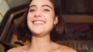A hairy chick gets her pussy messed around with in this hot video