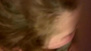 I put my dick in her mouth while she was cooking eggs