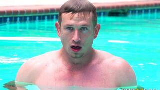 I wanted to get tan so I got fucked by the pool