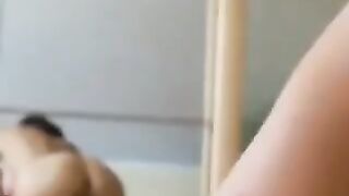 A young couple enjoy private moment, girl demonstrates her blowjob skills in this intimate homemade video
