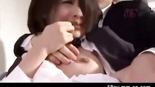 Asian brother forcibly engages in intimate acts with his sister in a taboo encounter