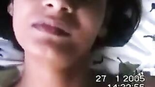 Her embarrassment did not last long before the member worked