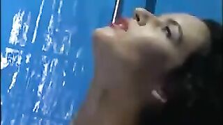 A couple arranged to fuck in the bathroom as usual