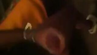 The guy masturbates in front of the mirror, it was a great sight
