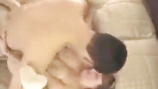 A drunken son was fucked by his mother in this hot video