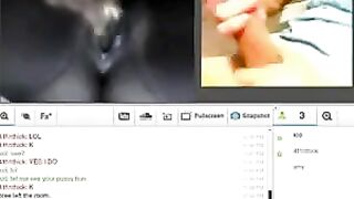 A hot wife fucks with her husband in front of the webcam