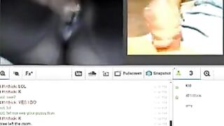 A hot wife fucks with her husband in front of the webcam