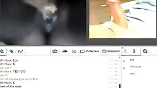 A hot wife fucks with her husband in front of the webcam